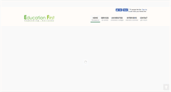 Desktop Screenshot of educationfirst.lk